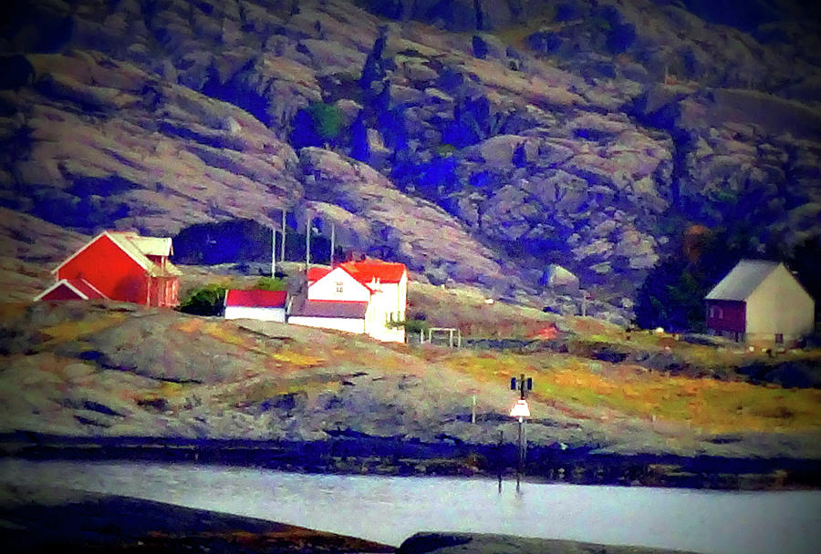Norwegian Red Roofs Photograph by Susan Lafleur