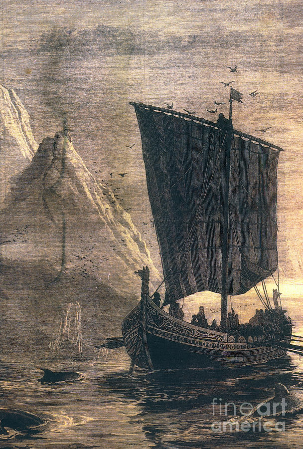 Norwegian Viking Longship Photograph by Granger