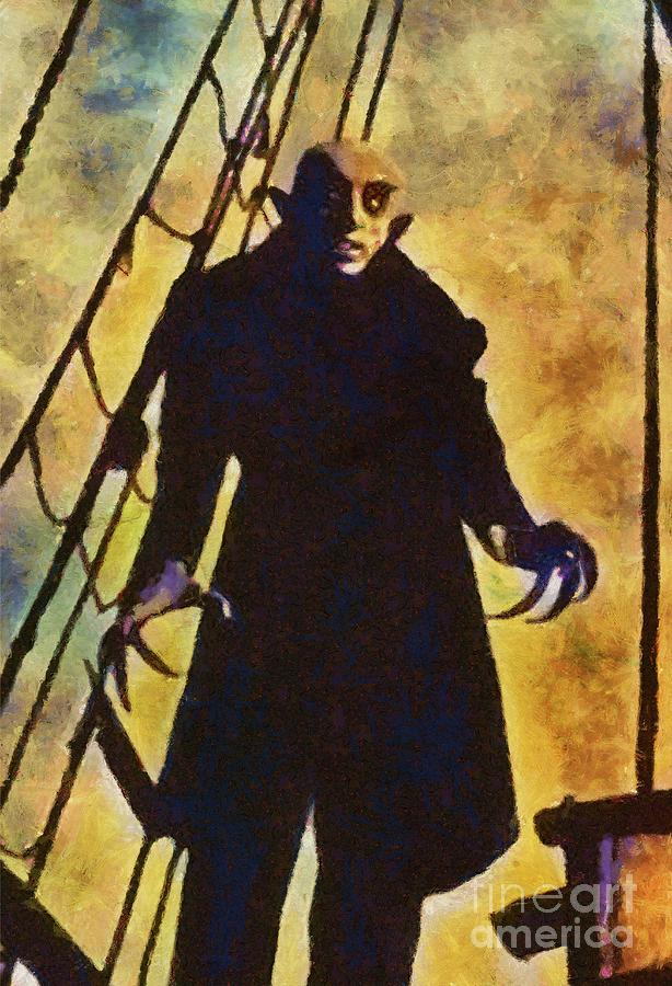 Nosferatu, Classic Vintage Horror Painting