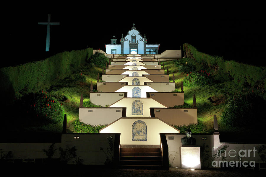 Architecture Photograph - Nossa Senhora da Paz chapel by Gaspar Avila