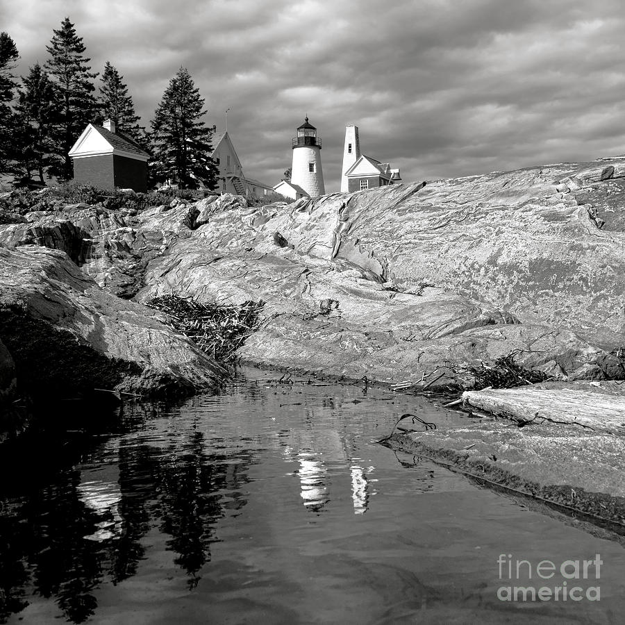 Nostalgic Pemaquid Point Lighthouse Photograph by Olivier Le Queinec
