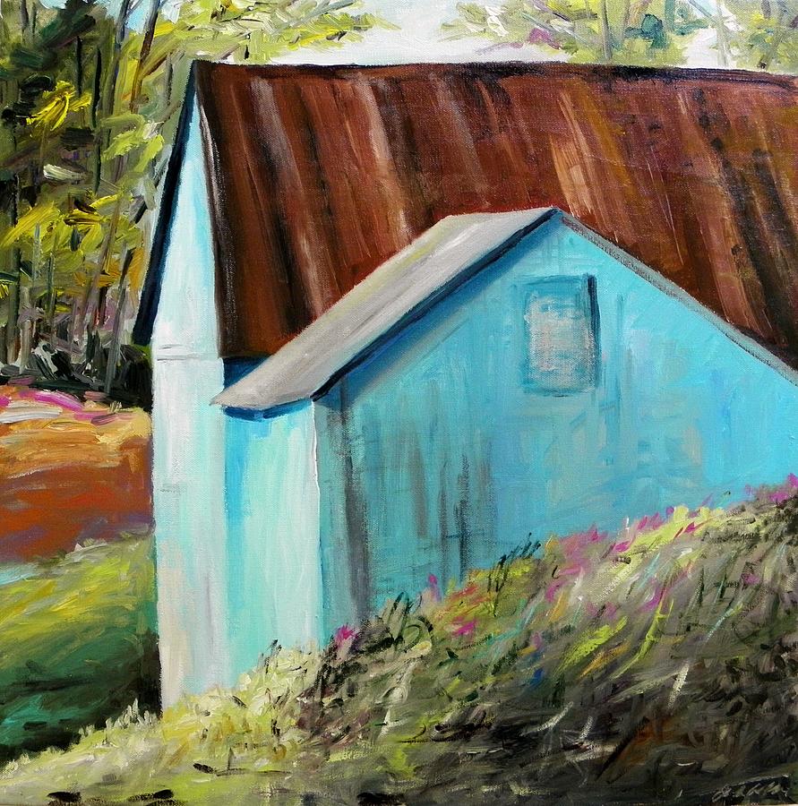 Not All Barns are Red Painting by John Williams