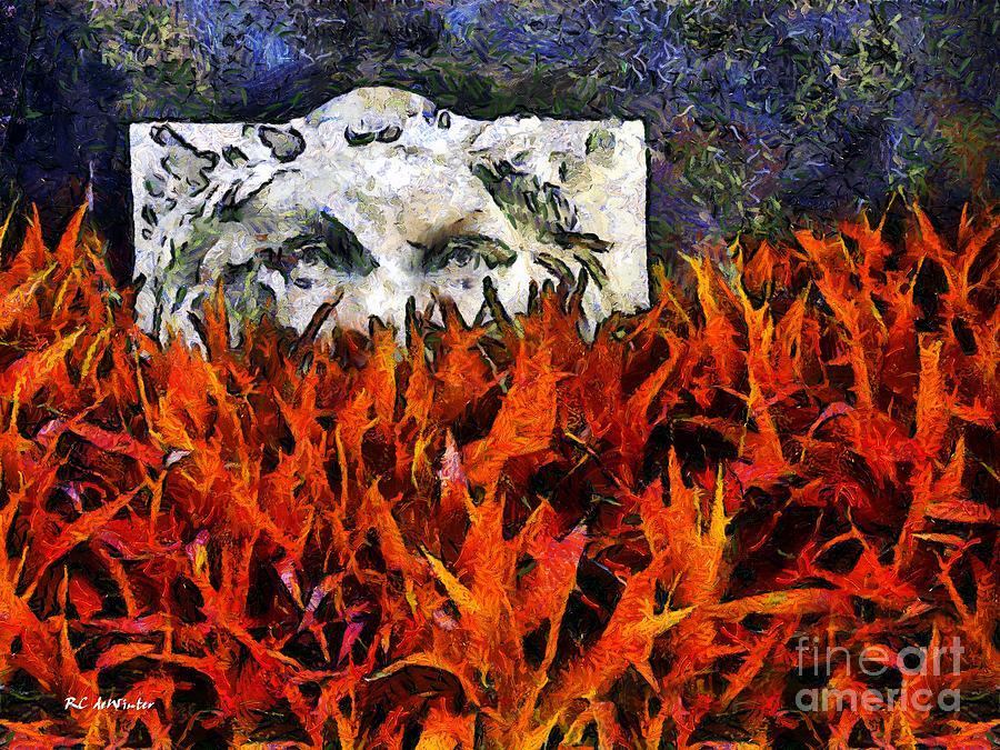 Fantasy Painting - Not Dead Yet by RC DeWinter