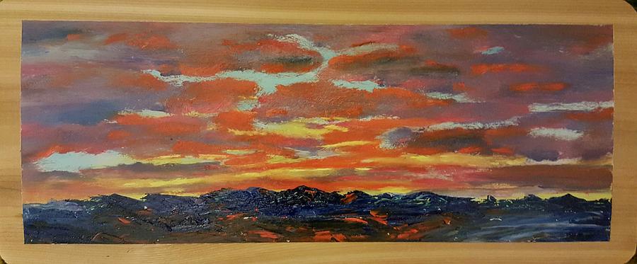 Not Even Close Sunset    34 Painting by Cheryl Nancy Ann Gordon