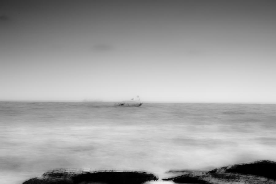Boat Photograph - Not far from shore by Vaibhav Kadam