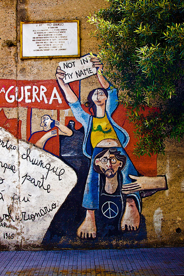 Sardinia Photograph - Not In My Name by John Daly Sardinia Photograph - Not In My Name by John Daly