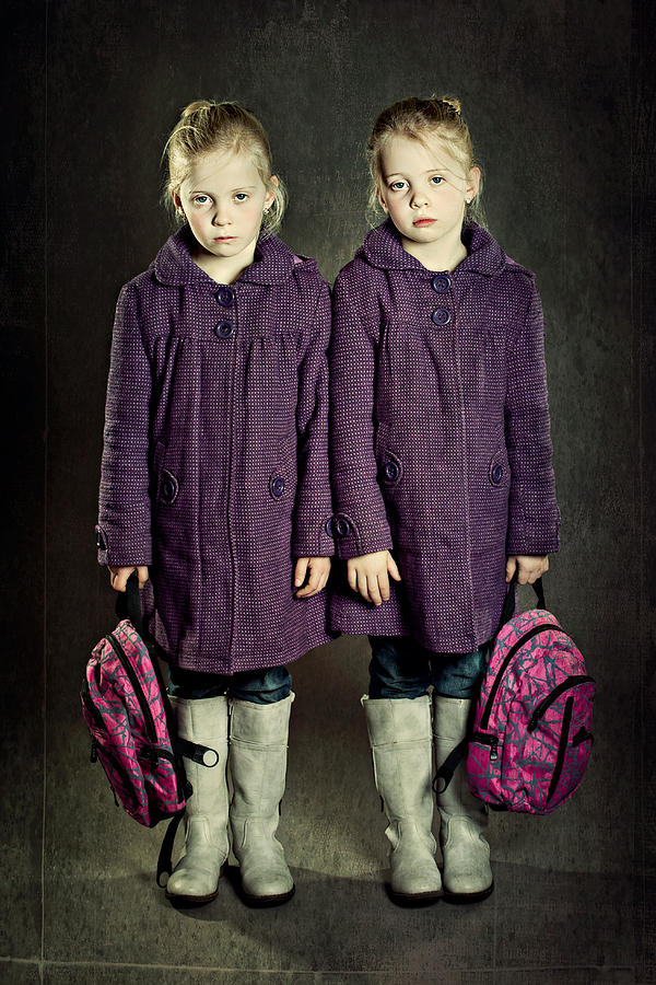 Portrait Photograph - Not In The Mood For School! by Anita Meezen