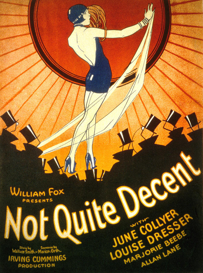 Movie Photograph - Not Quite Decent, June Collyer, 1929 by Everett