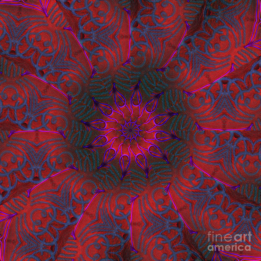 Not Your Grandmothers Doily Digital Art by Rhonda Strickland