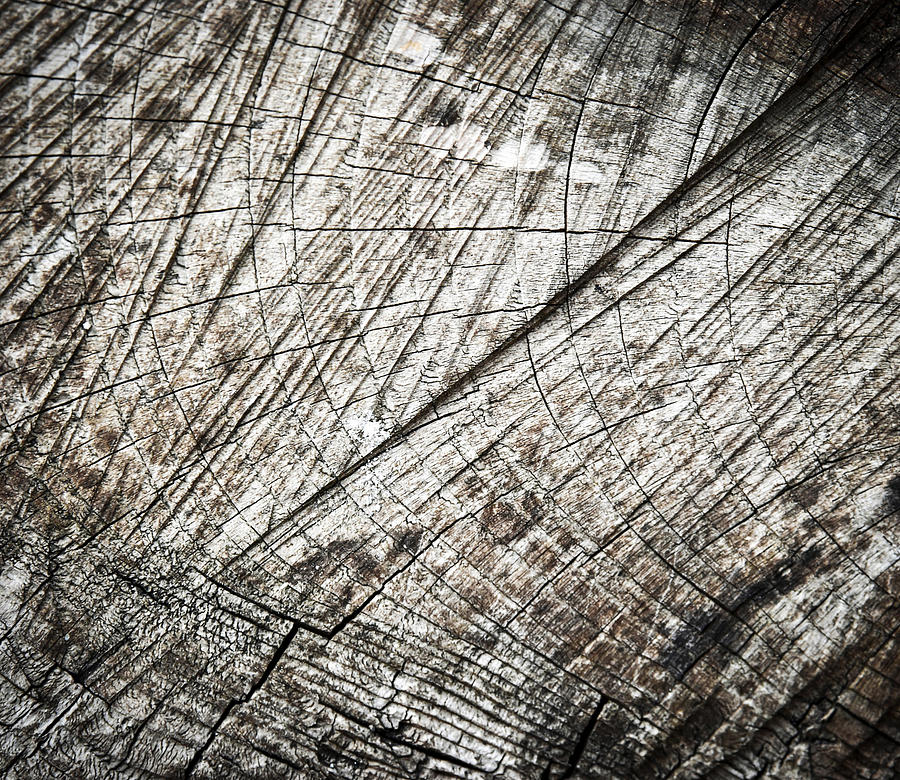 Architecture Photograph - Notches On Sectional Wooden Board by Jozef Jankola