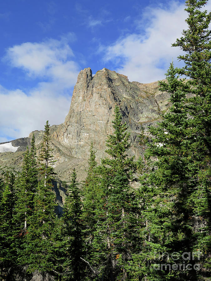 Notchtop Mountain On a Summer Day in Rocky Mountain National Par Photograph by Ronda Kimbrow