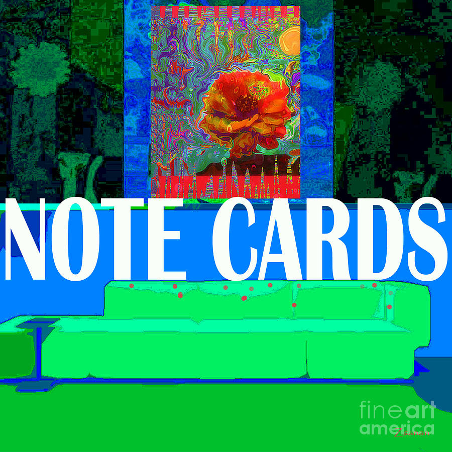 Note Cards Digital Art - Note Cards by Zsanan Studio