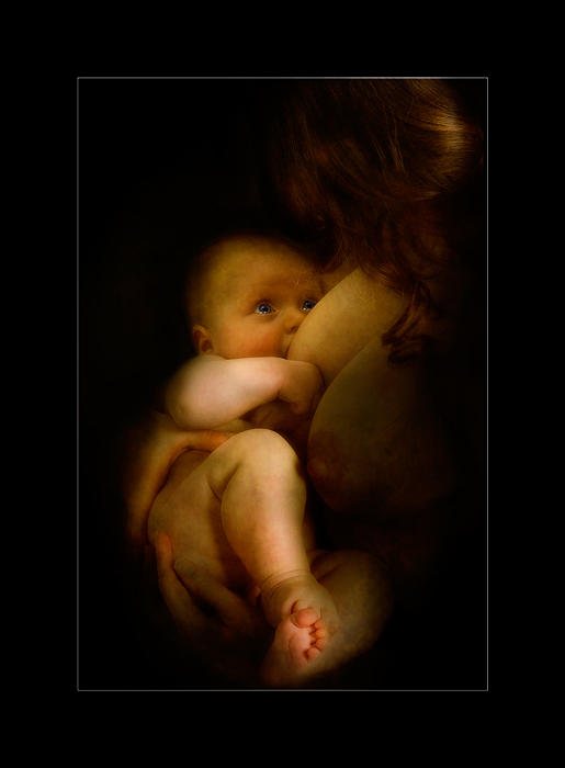 Baby Photograph - Notherhood by Zygmunt Kozimor