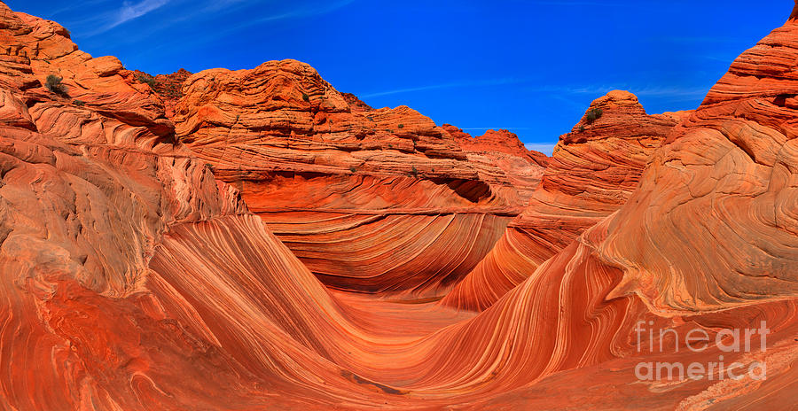 Nothern Arizona Wave Panorama Photograph by Adam Jewell