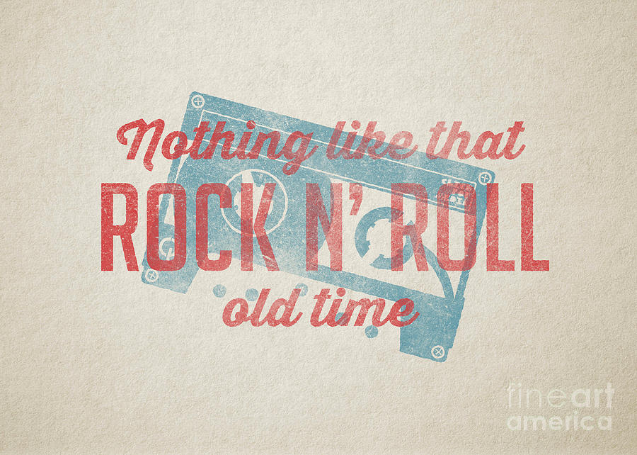 Nothing like that old time rock n roll wall art Digital Art by Edward Fielding