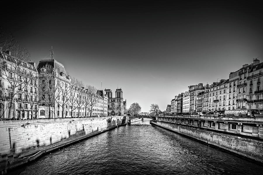 Notre Dame Area Of Paris One Afternoon Photograph By Louloua Asgaraly 