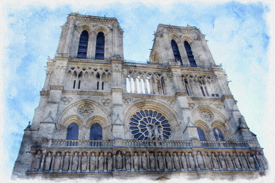 Notre Dame Bell Towers Photograph by Tom Reynen