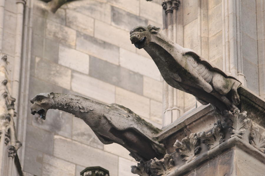 Notre Dame Cathedral gargoyles Photograph by Christopher J Kirby