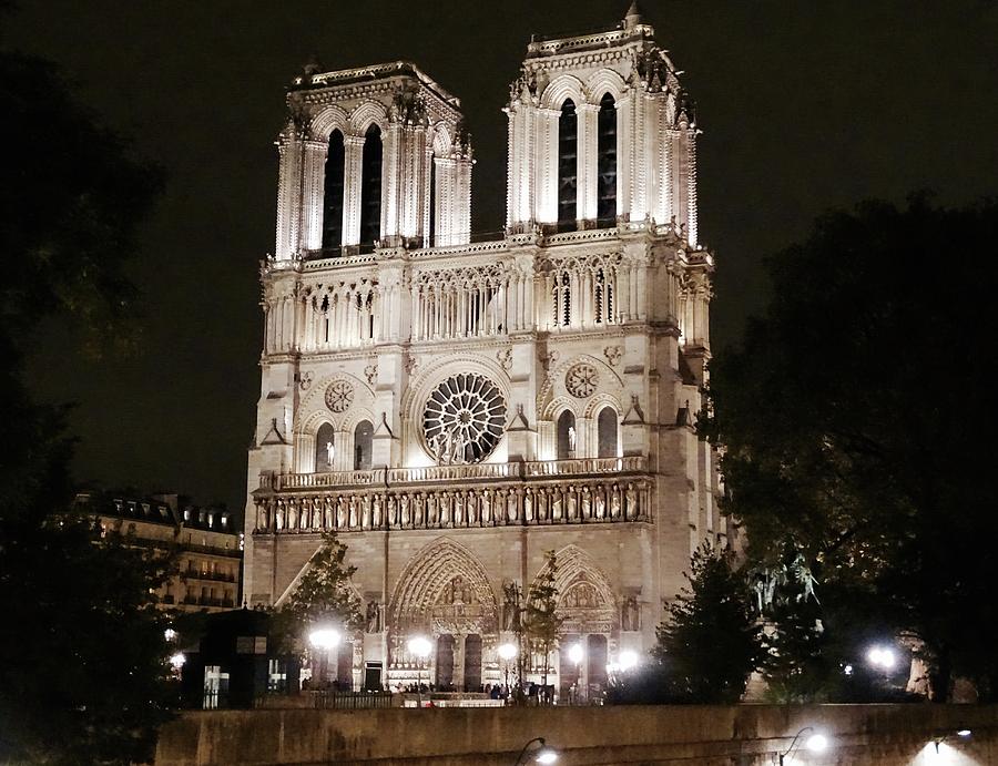 Notre Dame Cathedral in Paris Photograph by Chuck Stewart | Fine Art ...