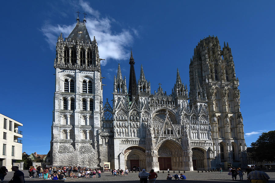 Notre Dame Cathedral Rouen Photograph by Sally Weigand