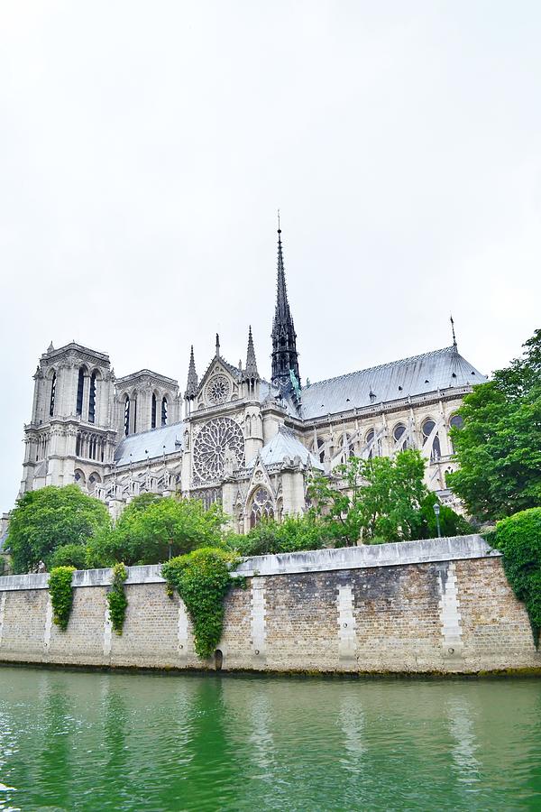 Notre Dame Cathedral Side View Photograph