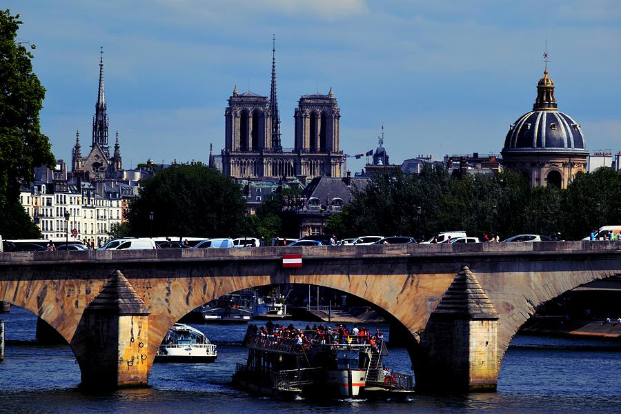 Notre Dame Cathedral Photograph - Notre Dame Cathedral by Valerie Dauce
