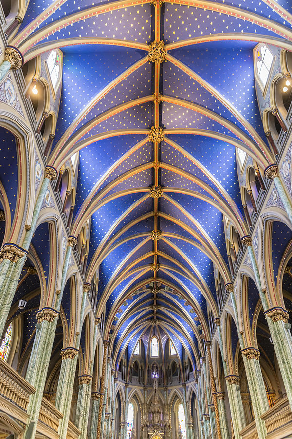 Notre Dame Ceiling Photograph by Josef Pittner