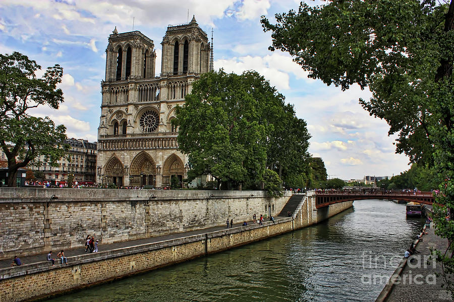 Paris Photograph - Notre Dame Day by Carol Groenen
