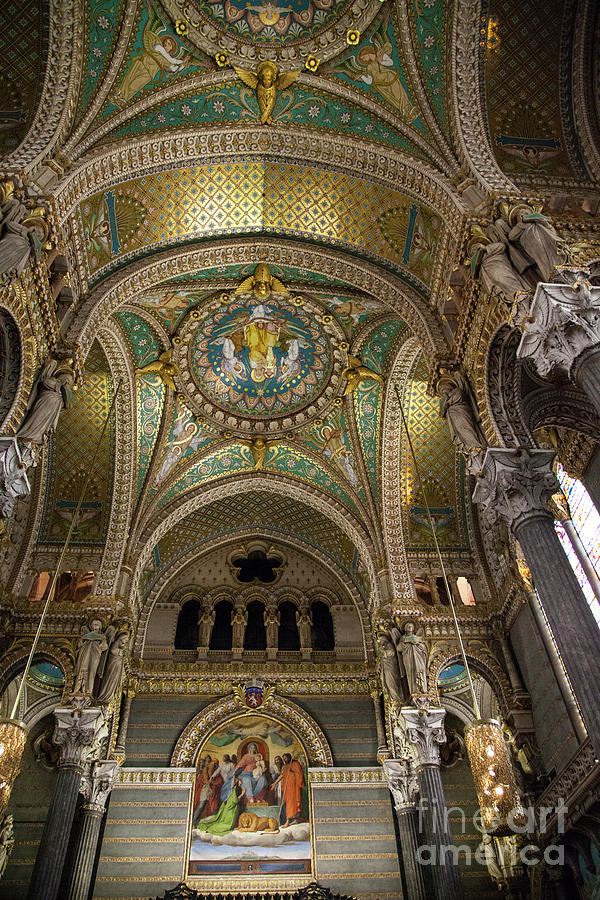 Notre Dame de Fourviere Photograph by Timothy Johnson