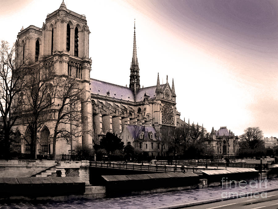 Notre Dame De Paris Is A Landmark Photograph by Al Bourassa