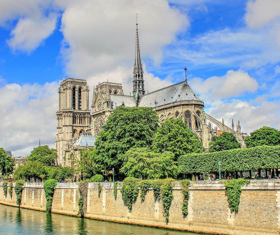 Paris Photograph - Notre Dame de Paris by Maria Preibsch