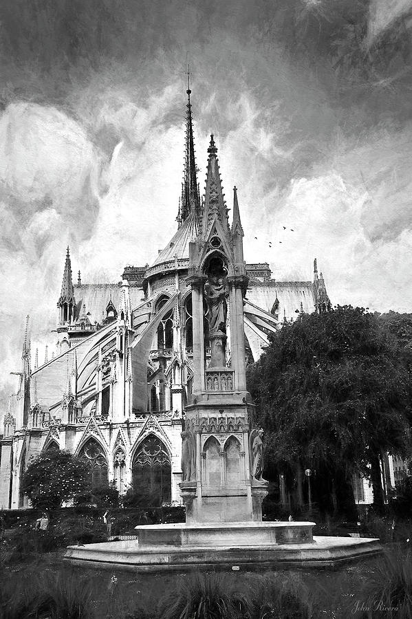 Notre Dame in Paris Photograph by John Rivera