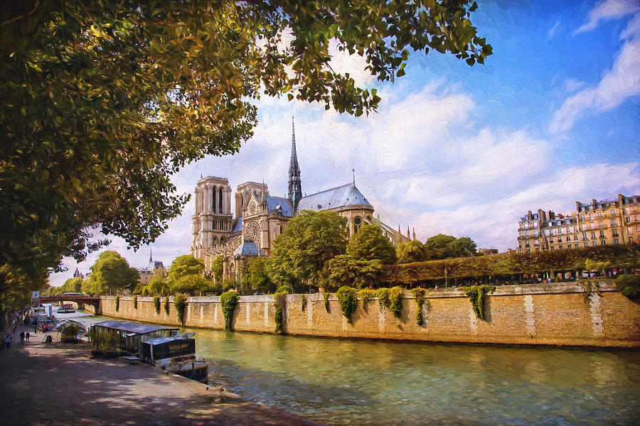 Paris Photograph - Notre Dame by John Rivera