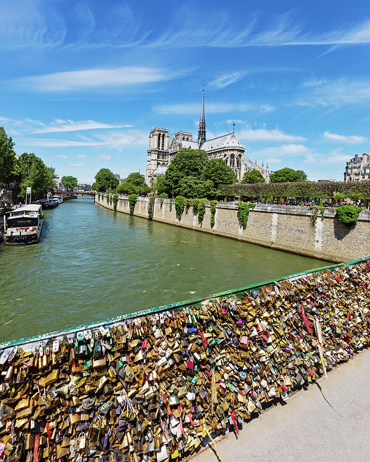 Notre Dame Love Locks Photograph by Melanie Alexandra Price