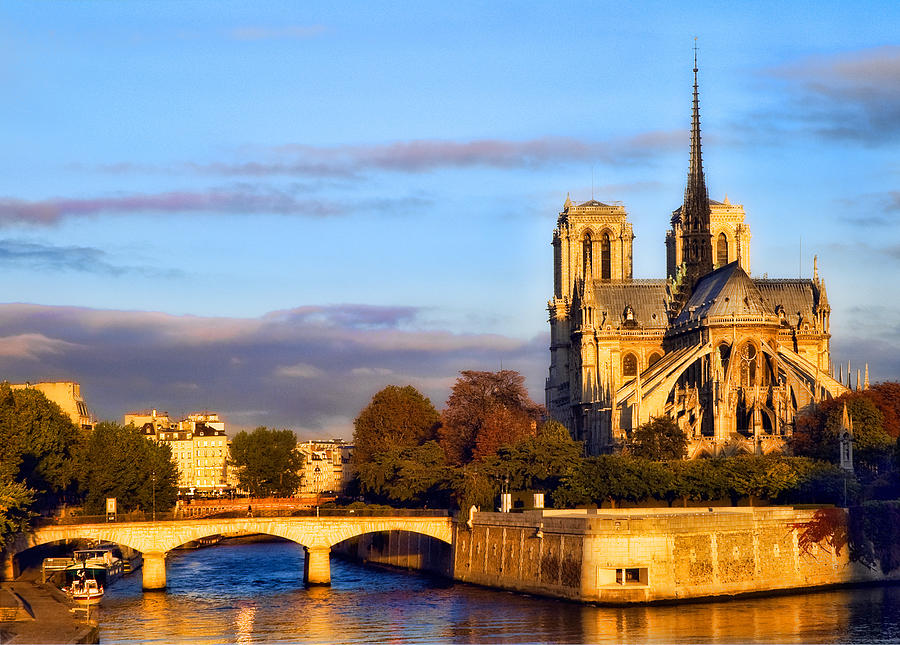 Notre Dame Photograph - Notre Dame by Mick Burkey