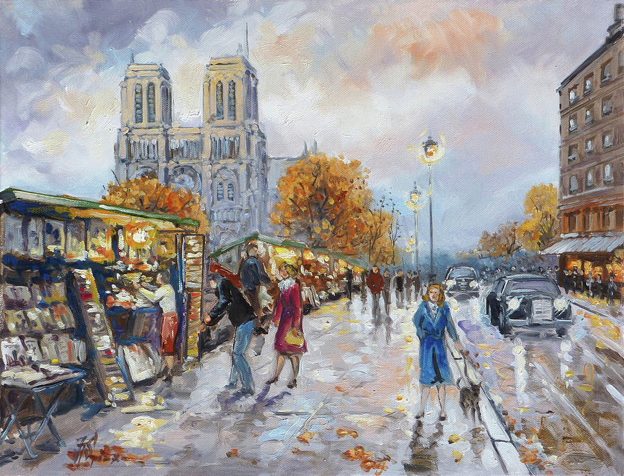 Notre Dame, Paris Painting by Irek Szelag