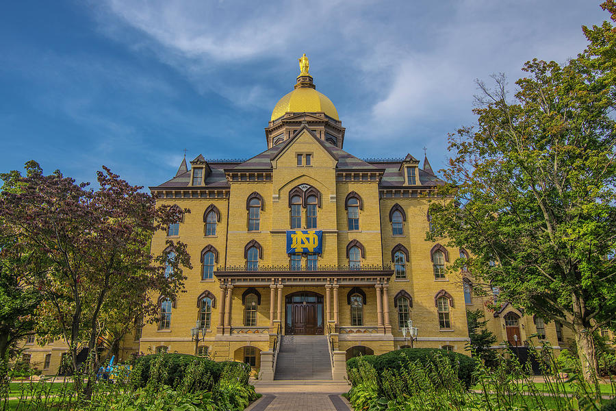 Rudy Movie Photograph - Notre Dame University Golden Dome by David Haskett II