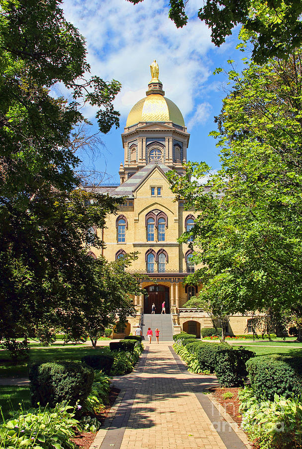 Notre Dame University Main Building  2518 Photograph by Jack Schultz