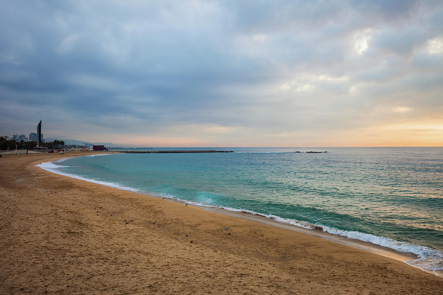 Nova Icaria Beach in Barcelona Photograph by Artur Bogacki