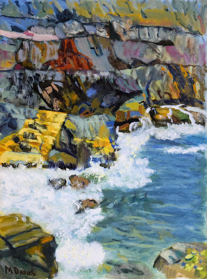 Impressionism Painting - Nova Scotia Coastline by Michael Daniels
