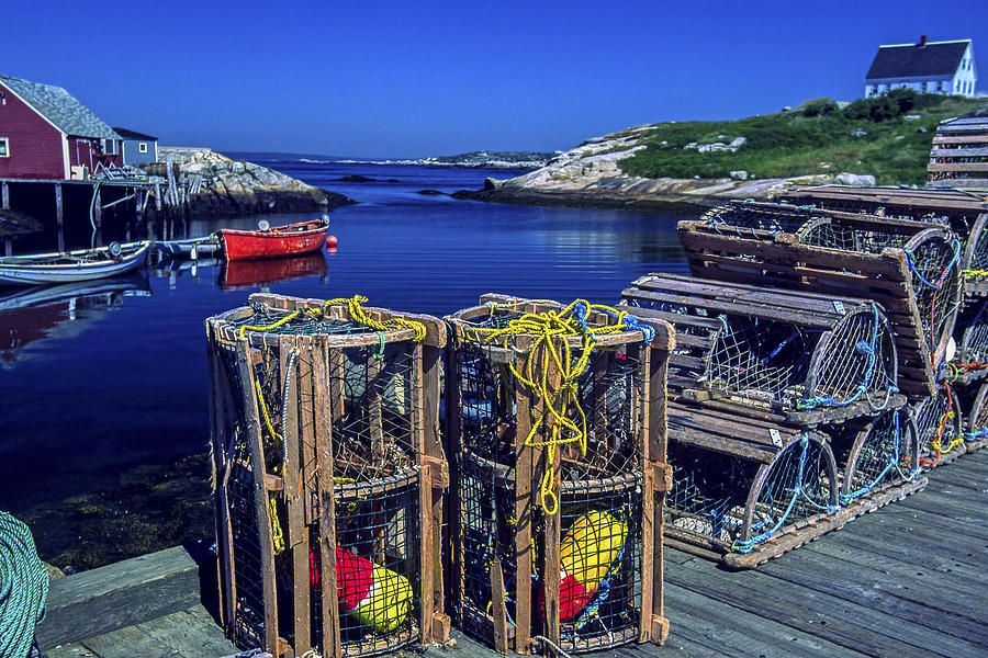 Nova Scotia Fishing Scene Photograph by Sally Weigand | Fine Art America