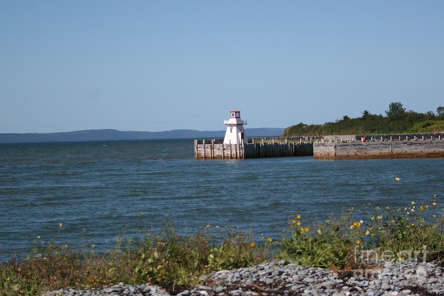 Lighthouse Photograph - Nova Scotia Lighthouse by David Gorman