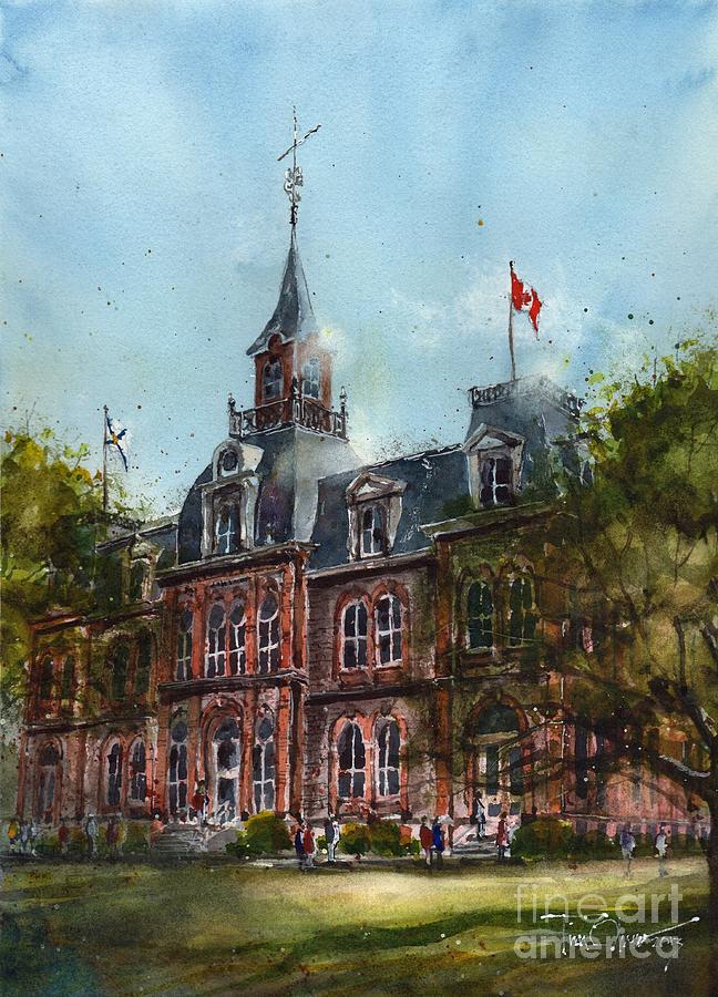 Nova Scotia Provincial Normal School Painting by Tim Oliver