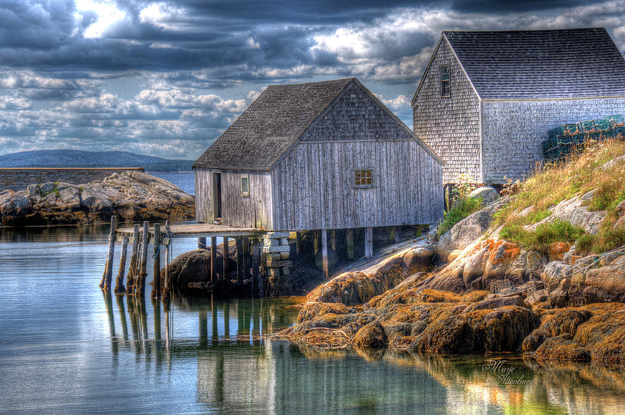 Boat Photograph - Nova Scotia Waterfront by Marie Altenburg