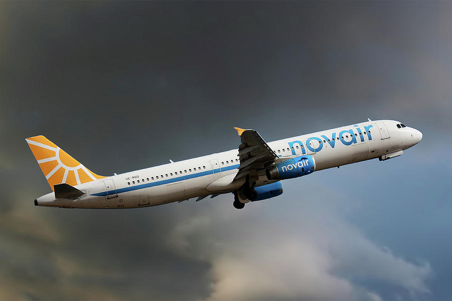 Airbus Photograph - Novair Airbus A321-231 by Smart Aviation Airbus Photograph - Novair Airbus A321-231 by Smart Aviation