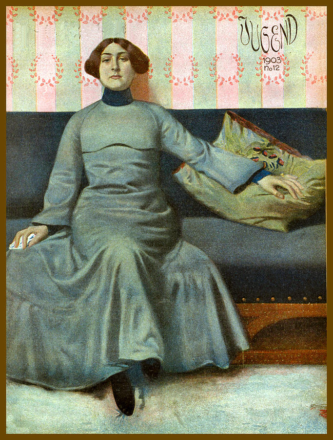 November 12 1903 Jugend Magazine Cover Painting by Jugend Magazine Cover