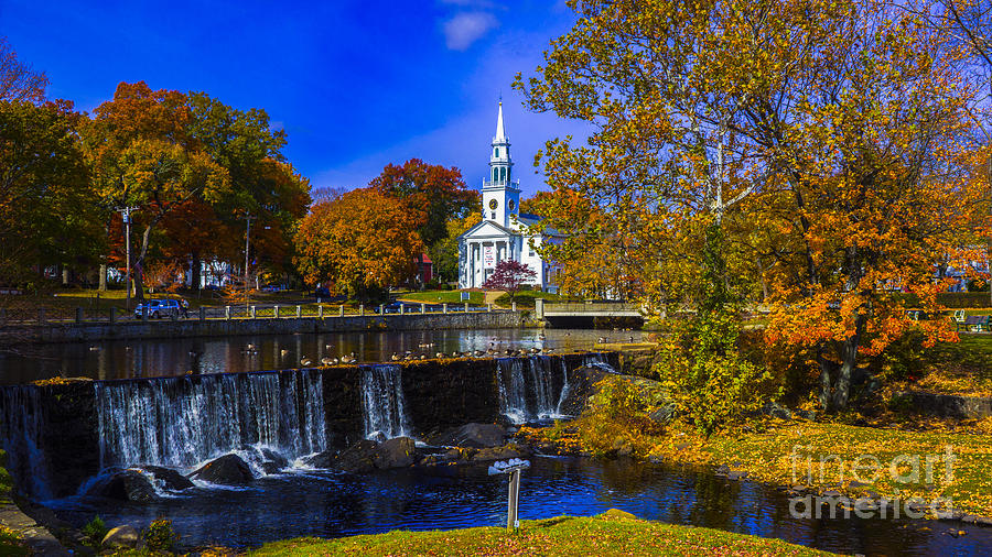 Duck Pond in Milford Connecticut. Photograph by New England Photography