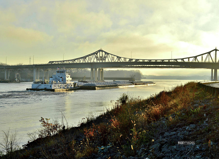 November Barge by Susie Loechler November Barge by Susie Loechler