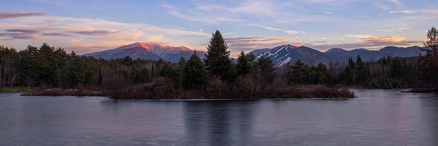 November Coffin Pond Sunset Photograph by White Mountain Images