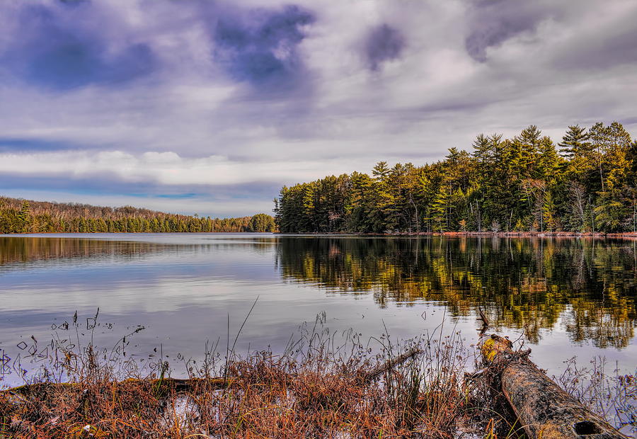 November Day on Clear Lake Photograph by Dale Kauzlaric